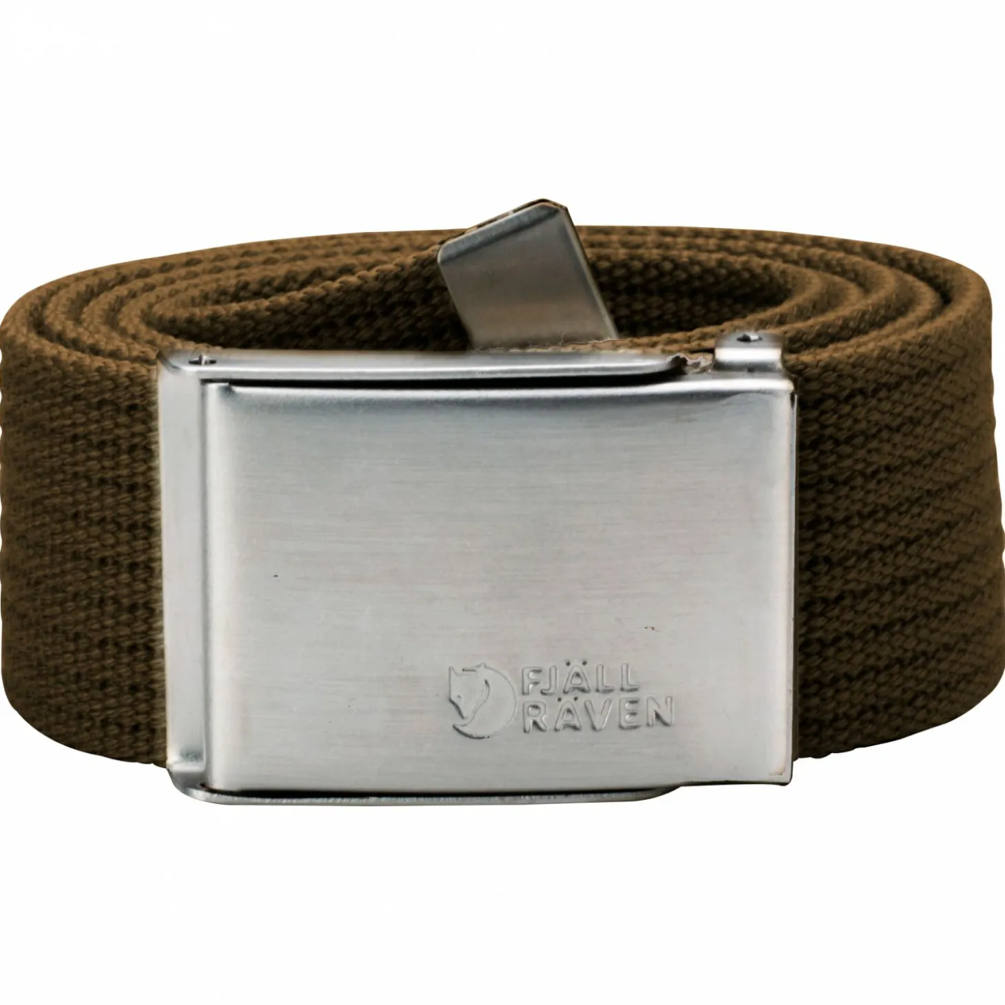 Fjällräven Travel Canvas Belt (Dark Olive)