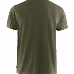 Fjällräven Övik Fjällräven Logo T-Shirt M Herren (Dark Olive)