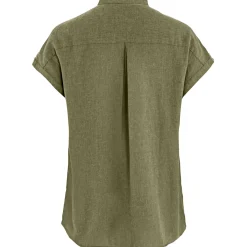 Fjällräven Övik Hemp Shirt SS W Damen (Green)