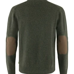 Fjällräven Övik Round-neck Sweater M Herren (Dark Olive)