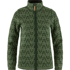 Fjällräven Övik Snow Cardigan W Damen (Deep Forest)