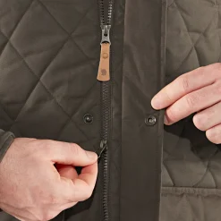 Fjällräven Övik Wool Padded Jacket M Herren (Dark Olive)