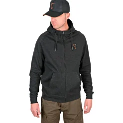 Fox Collection LW Hoody Herren (Black/Orange)