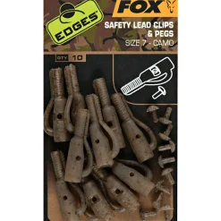 Fox EDGES™ Camo Safety Lead Clip & Pegs (Size 7)