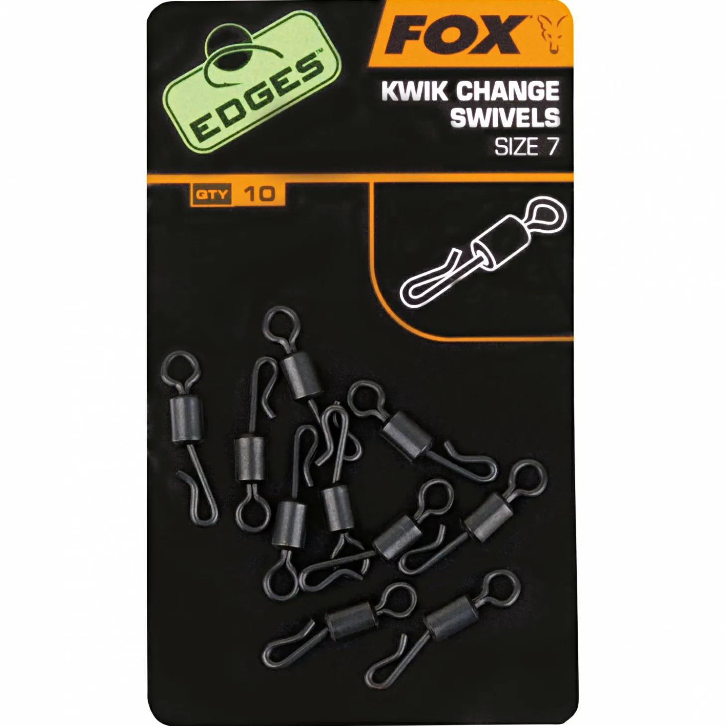 Fox Edges™ Kwik Change Swivel (Größe 7)