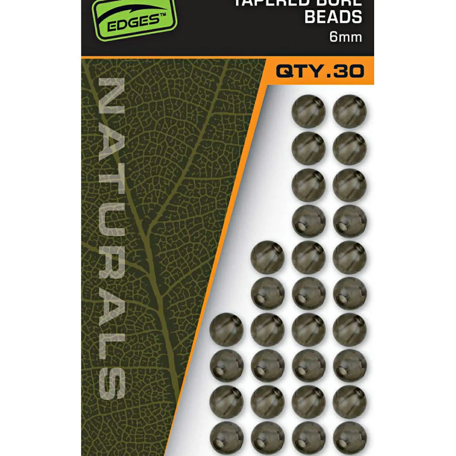 Fox EDGES™ Naturals Tapered Bore Beads - 6mm