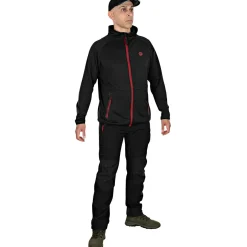 Fox Rage Pro Series Soft Shell Trousers Herren (Grey/Chili Red)