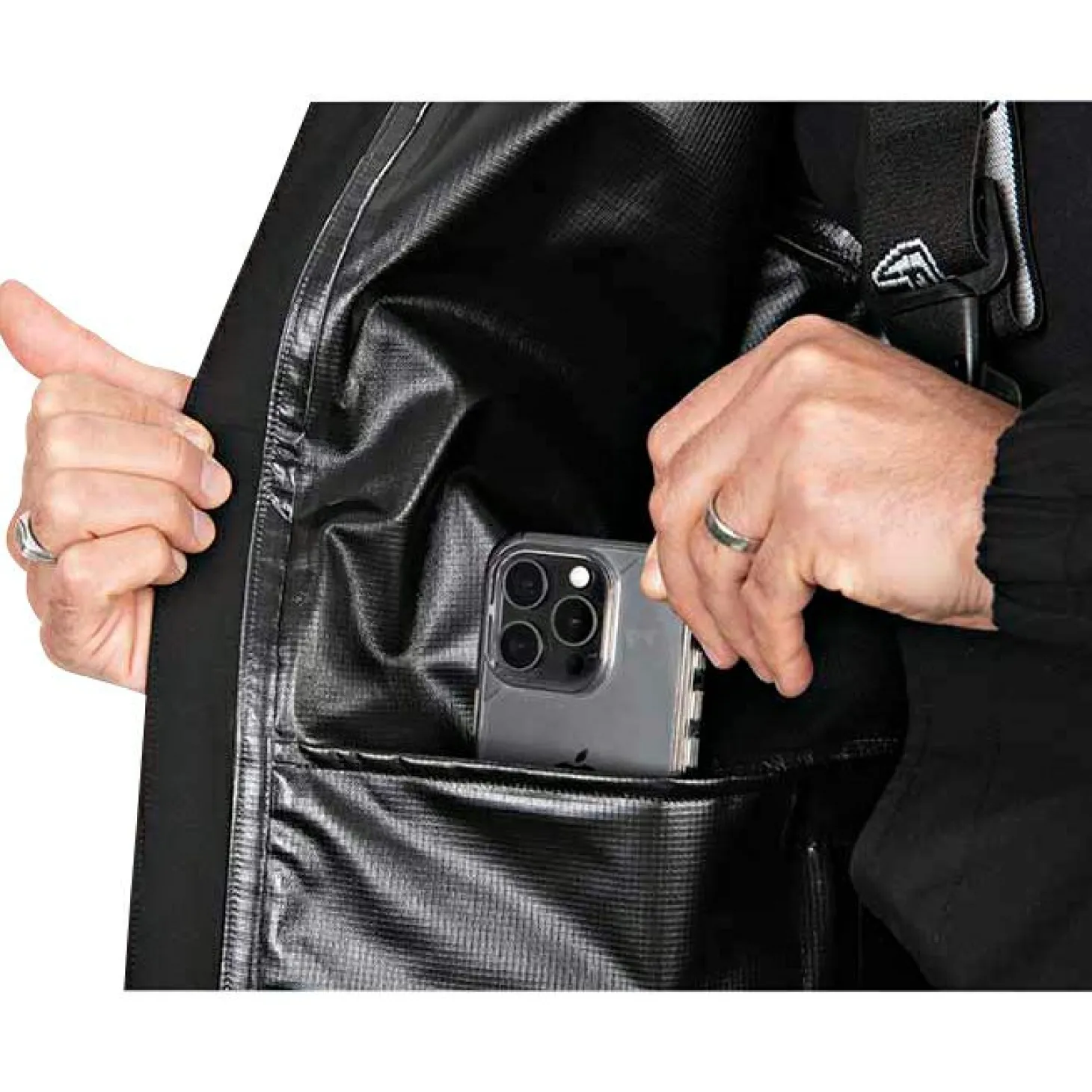 Fox Rage RageWear Rainsuit Salopettes & Jacket Herren (Black)