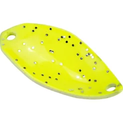 FTM Trout Spoon Fly (1,2 g, Schwarz/Gelb Glitter UV)