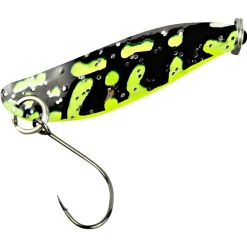 FTM Trout Spoon Hammer (3,2 g, Grün/Schwarz Glitter UV)