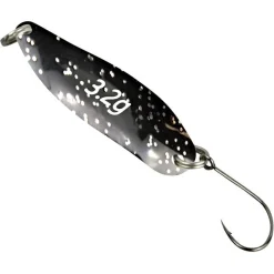 FTM Trout Spoon Hammer (3,2 g, Grün/Schwarz Glitter UV)