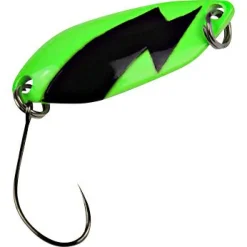 FTM Trout Spoon Spark (2,5 g, Grün/Schwarz UV)