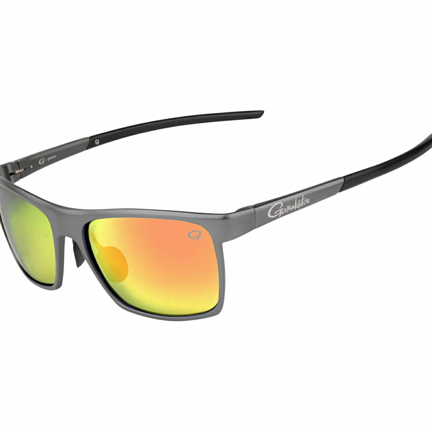 Gamakatsu G-Glasses Alu (Grey / Red Mirror)