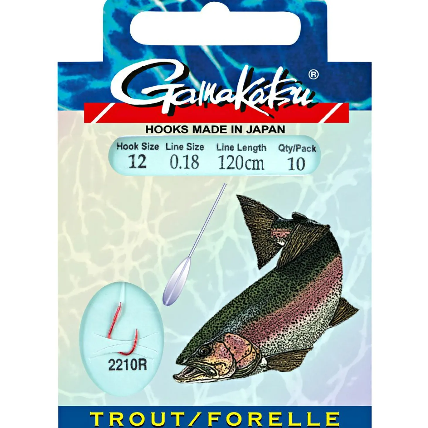 Gamakatsu Trout LS-2210 (120 cm)