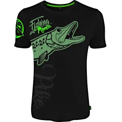 Hotspot Fishing Mania Pike T-Shirt Herren (Black)