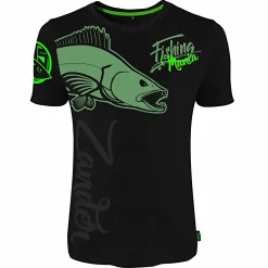 Hotspot Fishing Mania Zander Polo-Shirt Herren (Black)