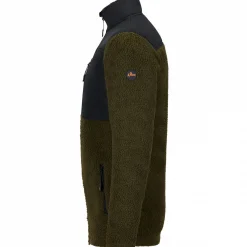 il Lago Basic Faserpelzjacke Kanada Herren (Oliv/Schwarz)