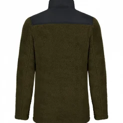 il Lago Basic Faserpelzjacke Kanada Herren (Oliv/Schwarz)