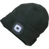 il Lago Prestige Beanie, m. Bluetooth Kopfhörer & LED-Lampe (Schwarz)
