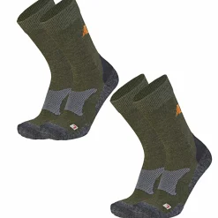 il Lago Prestige 2er-Set: Anti-Zeckensocken Unisex (Oliv)