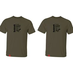 il Lago Prestige 2er-Set: T-Shirt "Bockstark" Herren (Oliv)