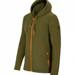 il Lago Prestige Fleecejacke Leif Herren (Oliv Meliert)