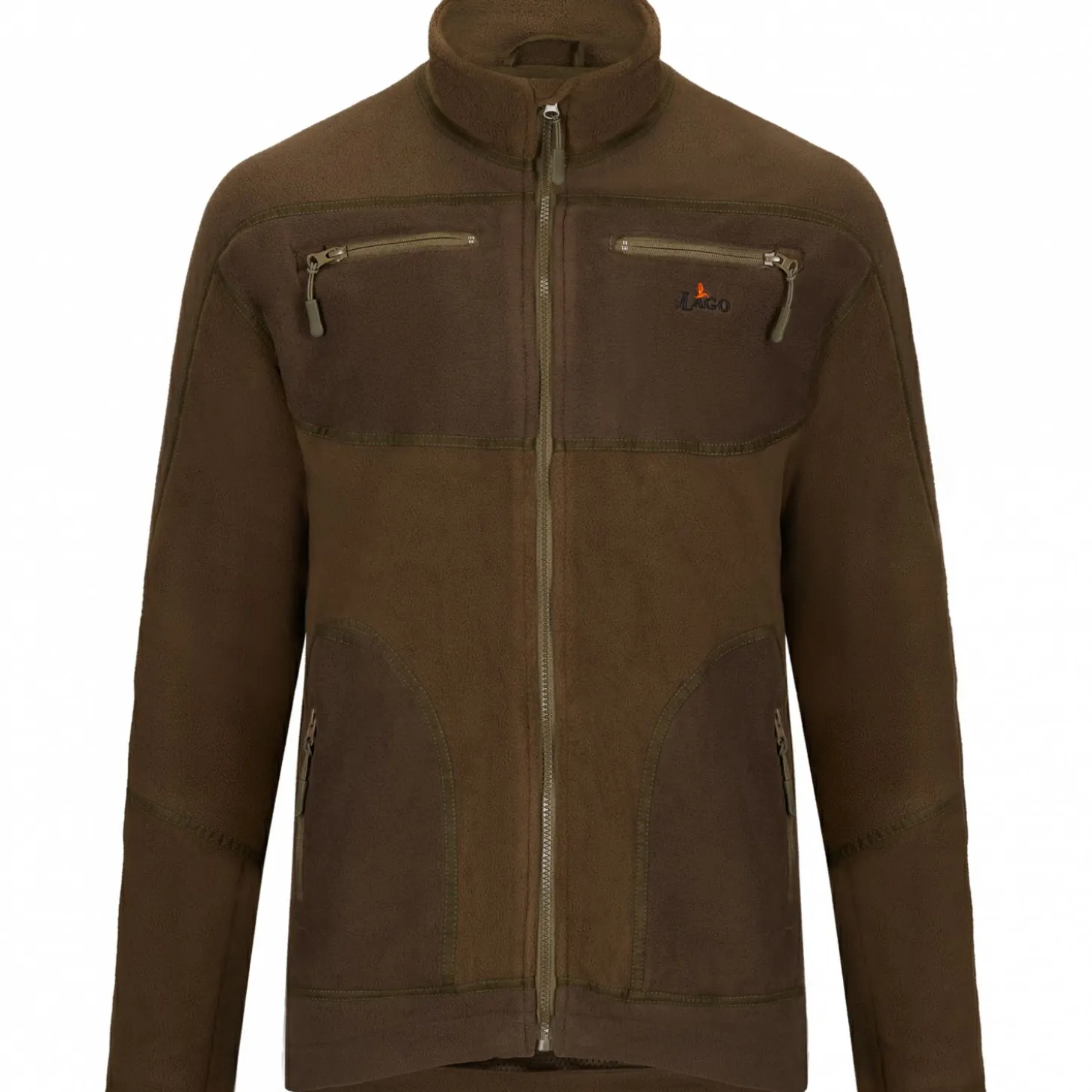 il Lago Prestige Fleecejacke Geo Performance Herren (Oliv)
