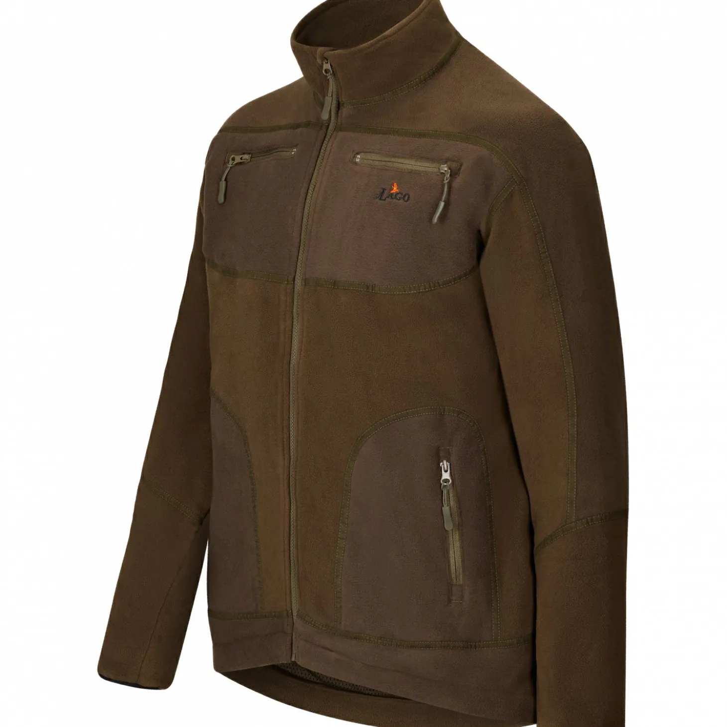 il Lago Prestige Fleecejacke Geo Performance Herren (Oliv)