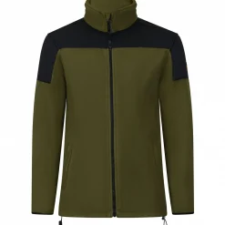 il Lago Prestige Fleecejacke Rouven Herren (Oliv/Schwarz)