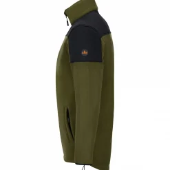 il Lago Prestige Fleecejacke Rouven Herren (Oliv/Schwarz)
