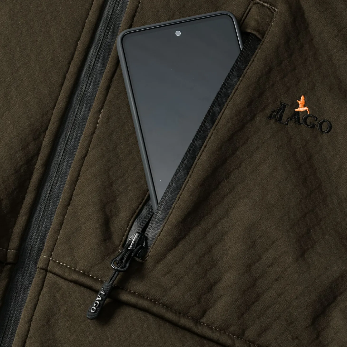 il Lago Prestige Funktionsjacke Shawk Herren (Oliv)