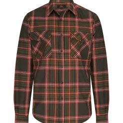 il Lago Prestige Hemd Leon Herren (Oliv/Rot)