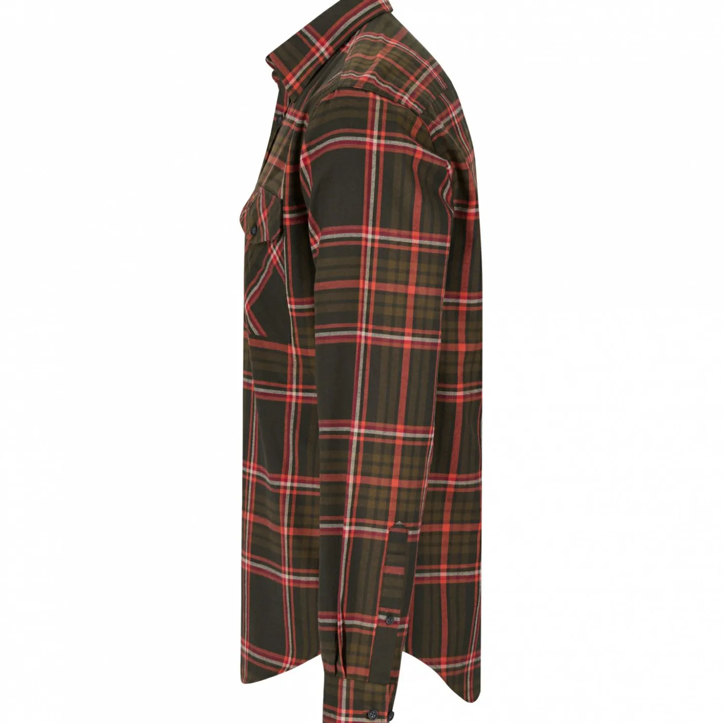 il Lago Prestige Hemd Leon Herren (Oliv/Rot)