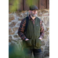 il Lago Prestige Hemd Leon Herren (Oliv/Rot)