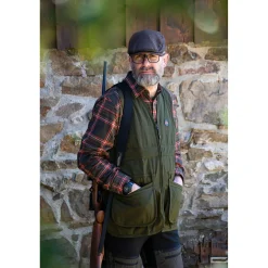 il Lago Prestige Hemd Leon Herren (Oliv/Rot)