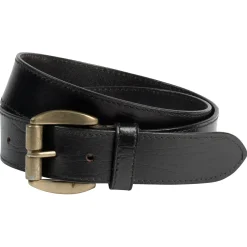 il Lago Prestige Ledergürtel Rustica Herren (Schwarz)