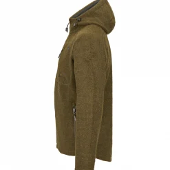 il Lago Prestige Lodenfleece-Jacke Geo Pro Membran Herren (Oliv)