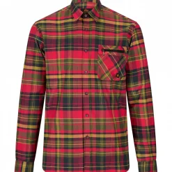 il Lago Prestige Oberhemd Scandica Herren (Rot/Oliv)