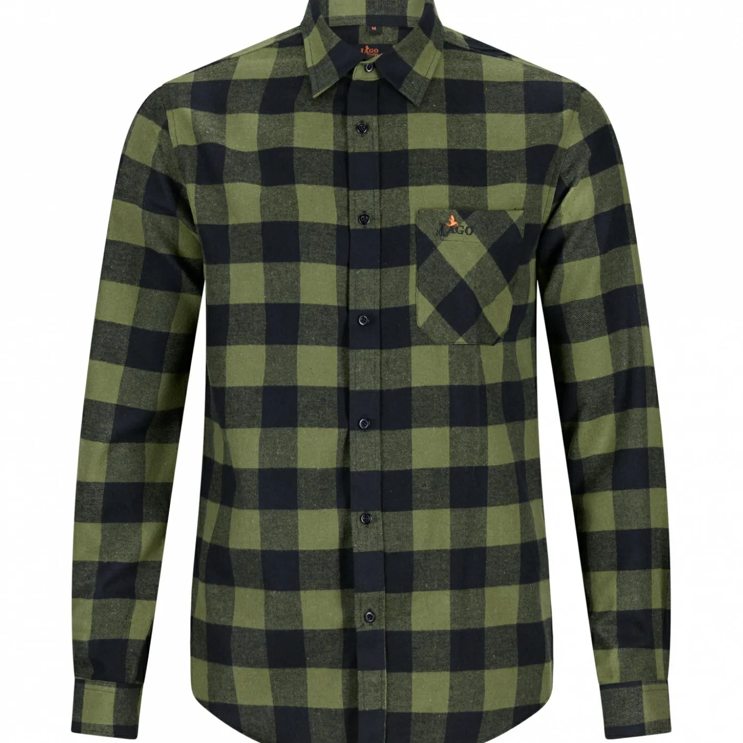 il Lago Prestige Oberhemd Kanata Herren (Oliv/Schwarz)