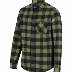 il Lago Prestige Oberhemd Kanata Herren (Oliv/Schwarz)