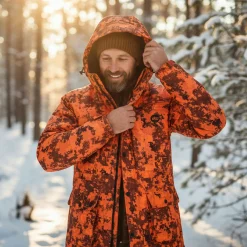 il Lago Prestige Parka Arctic Herren (Orange Camouflage)