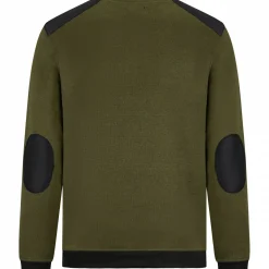 il Lago Prestige Pullover Björn Herren (Oliv/Schwarz)