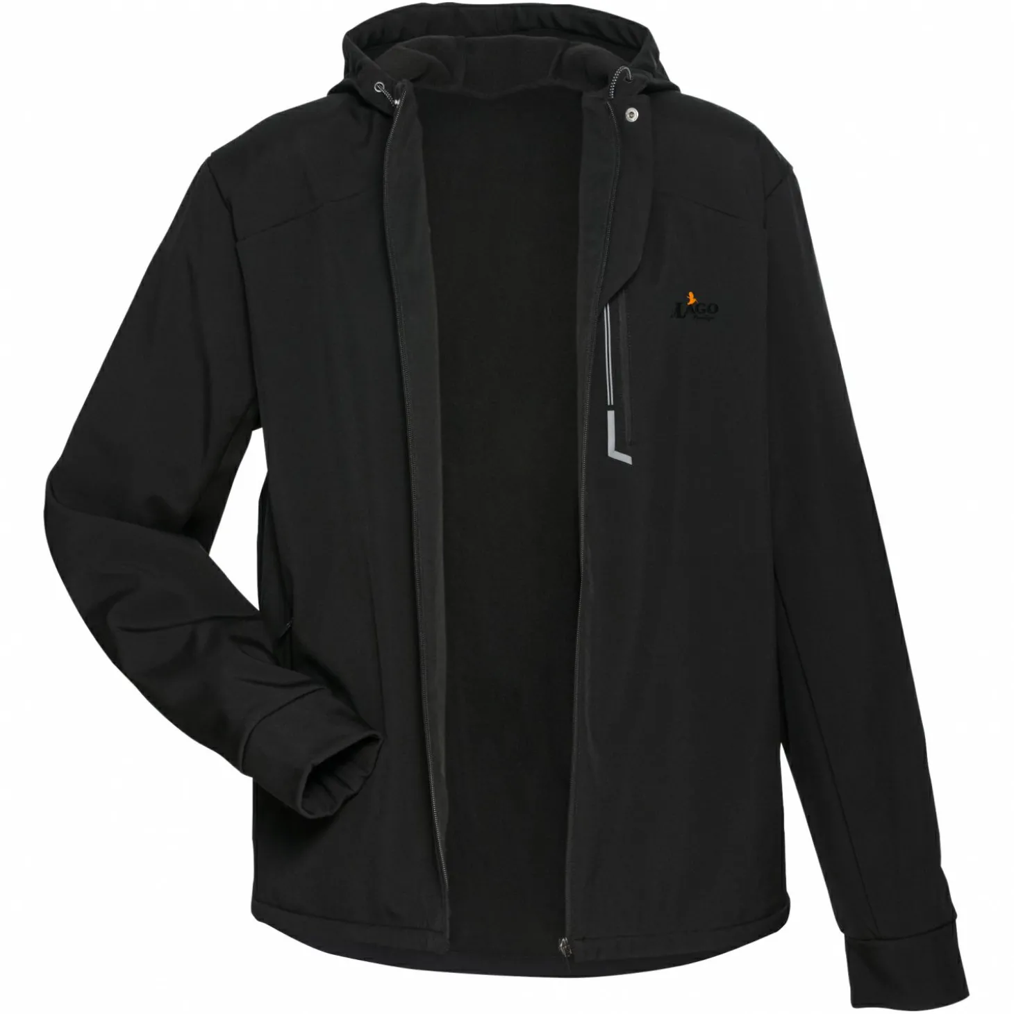 il Lago Prestige Softshelljacke Germania Herren (Schwarz)