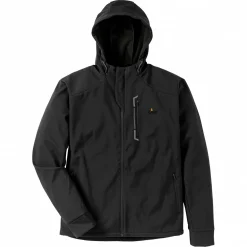 il Lago Prestige Softshelljacke Germania Herren (Schwarz)