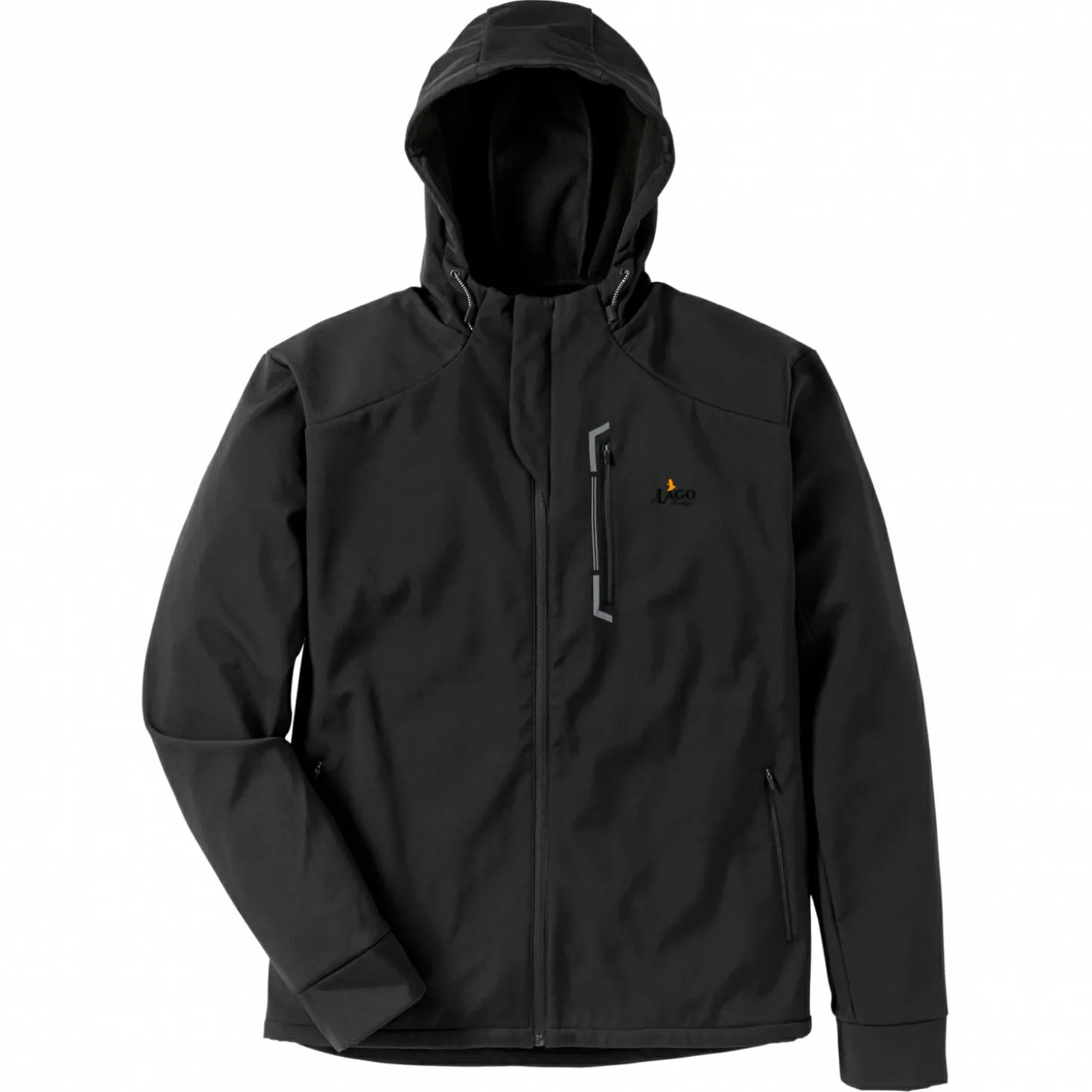 il Lago Prestige Softshelljacke Germania Herren (Schwarz)