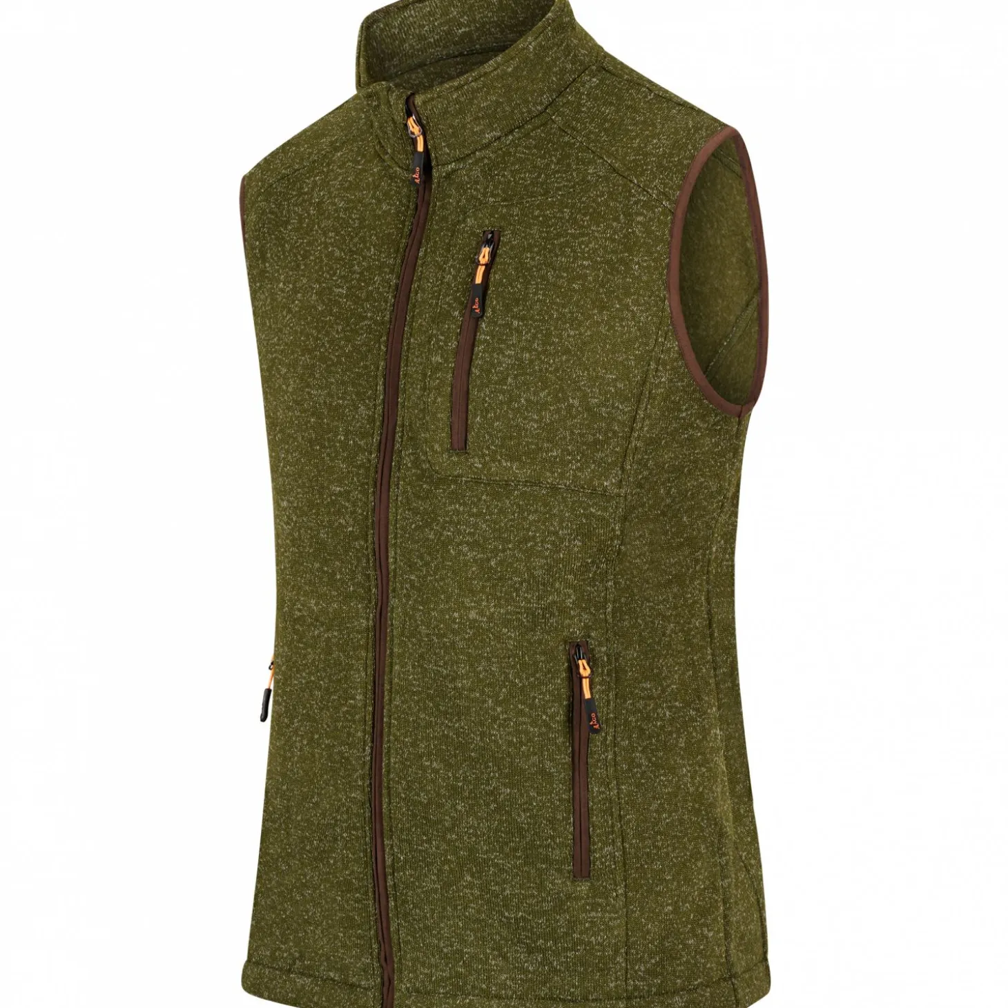 il Lago Prestige Strickfleece-Weste Eric Herren (Oliv)