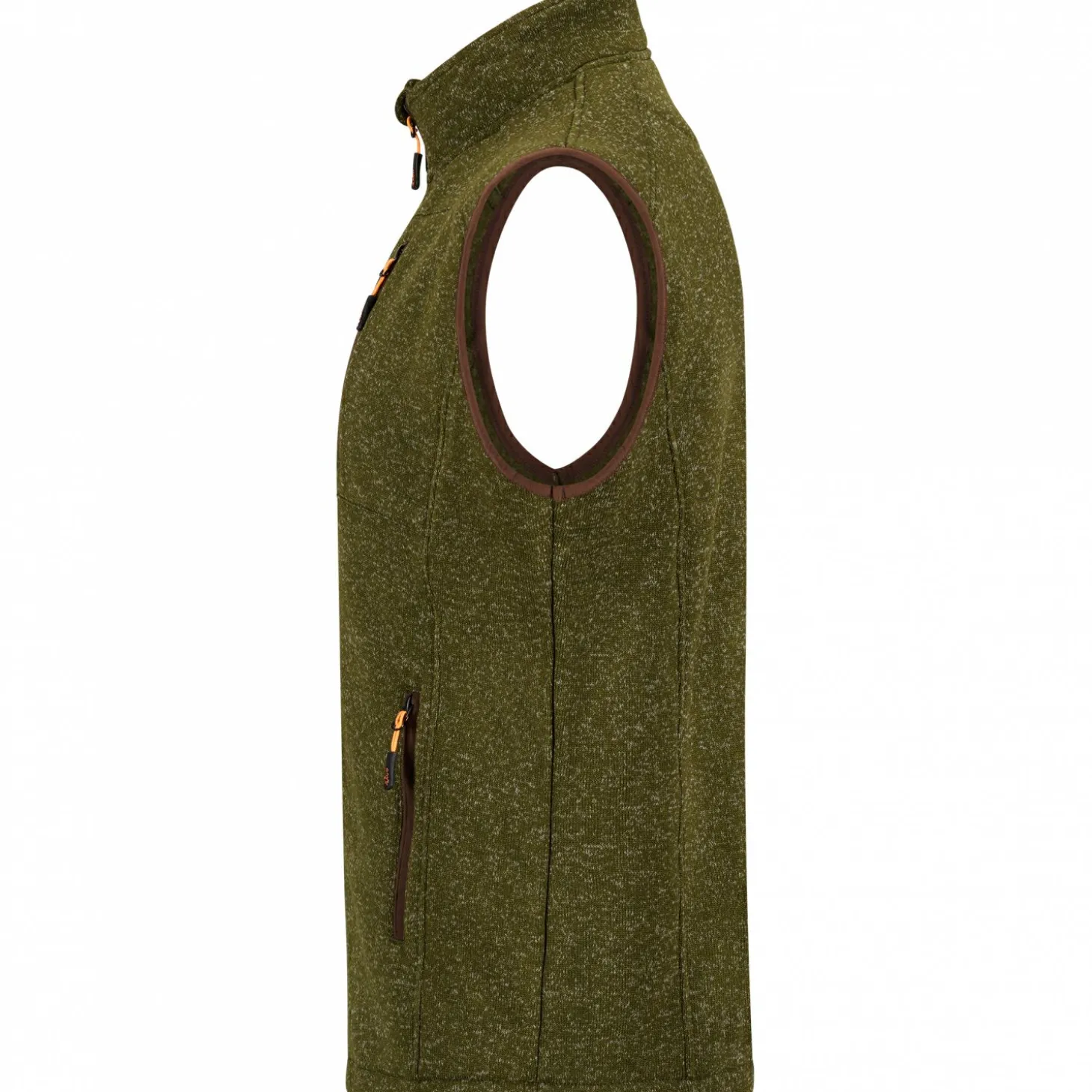 il Lago Prestige Strickfleece-Weste Eric Herren (Oliv)