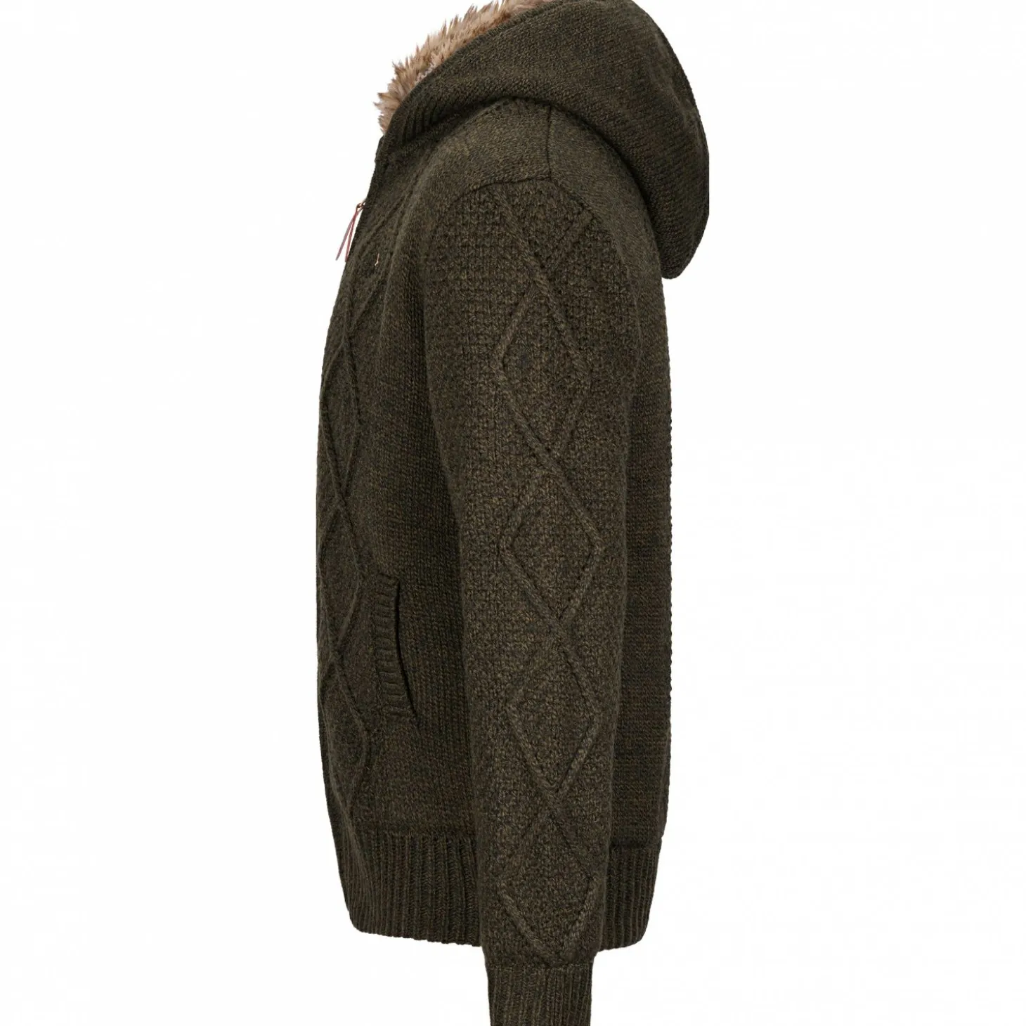 il Lago Prestige Wolljacke Hordaland Herren (Oliv)