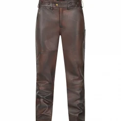 il Lago Prestige Ziegenlederhose Herren (Braun)