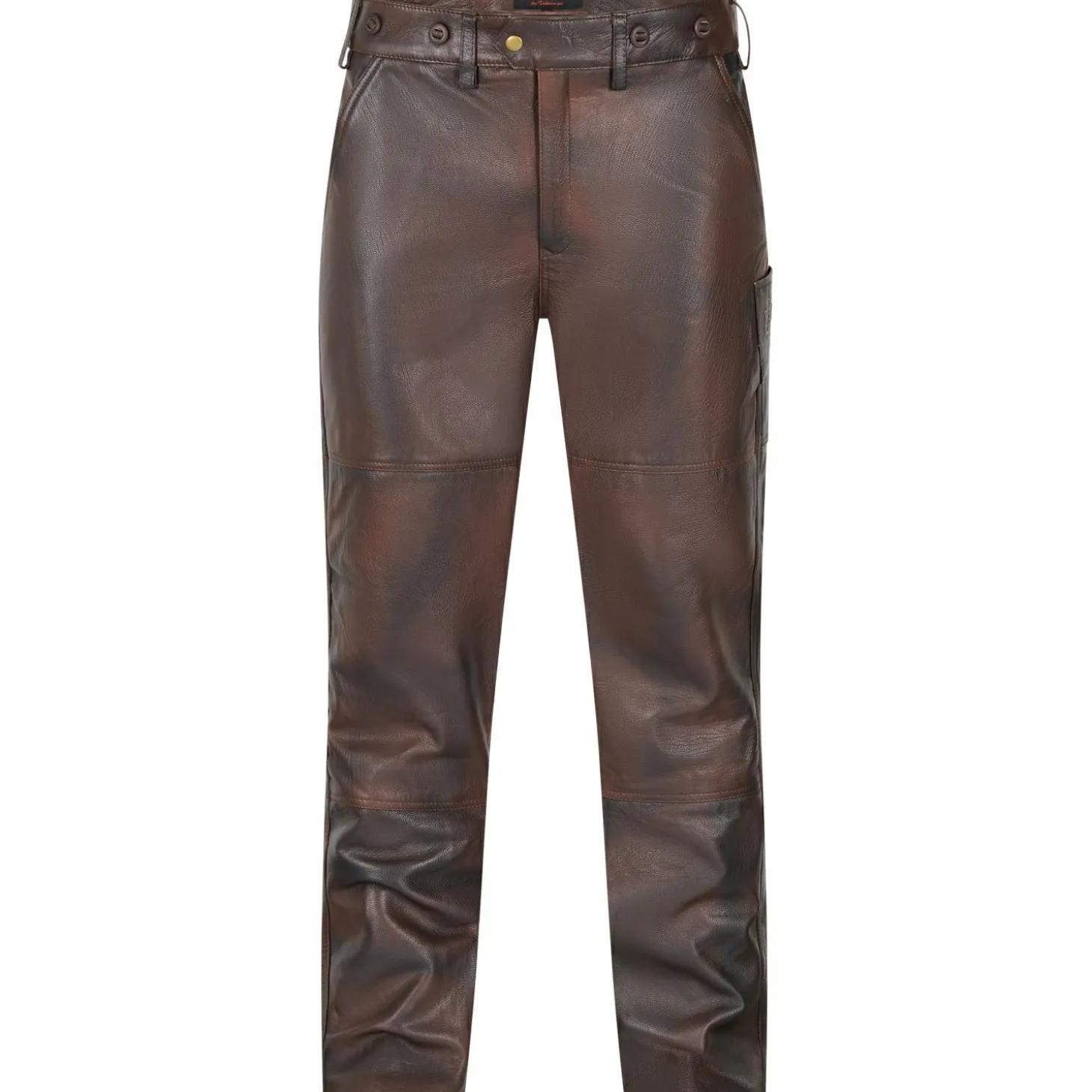 il Lago Prestige Ziegenlederhose Herren (Braun)